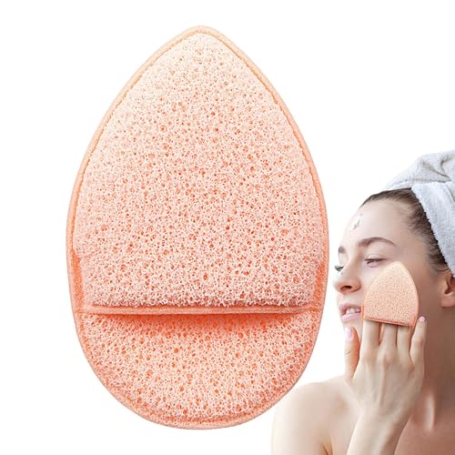 Éponges de nettoyage du visage : coussinets portables pour le soin des gants de la peau pour une utilisation sous la douche | Puff de nettoyage en profondeur...