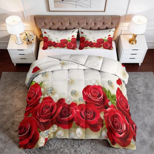 Manta para cama lavable de flores que soluciona la colada y decora el cuarto 3