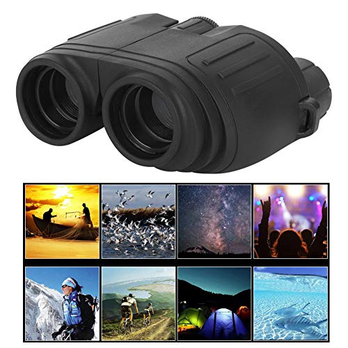 Telescópio binocular, binóculos transparentes de liga de magnésio + borracha, design ergonômico leve