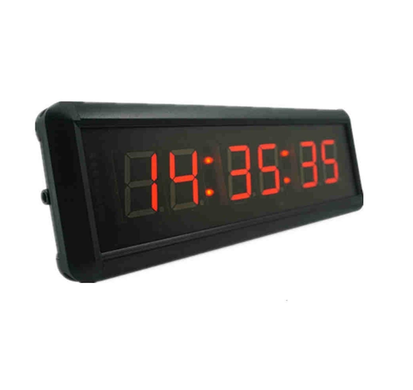 Reloj Led de Cuenta atrás con botón de 1,5 pulgadas y 29cm, cronómetro deportivo, con botón de línea de zumbador, reinicio de tiempo de juego Control sencillo(6CM small button)