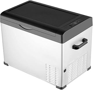 QEWR Frigo de Chambre,Mini Frigo Cosmetique avec Réfrigérateur LED,Réfrigérateur Voiture Portatif avec Fonction Chaud/Froid,pour Maison,Chambre, Bureau,Cadeau Femme,50L