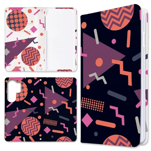 Galaxy S26 Ultra SC-53G / SCG37 �P�[�X �蒠�^ �X�}�z�P�[�X ����UV�v�����g���H �x���g���X �V���v���\�� �����t�B�X�� 80'S [�f�U�C��B/�u���b�N] �M�����N�V�[S26 �E���g�� �g�����h�Q�[�g dcR-069-B