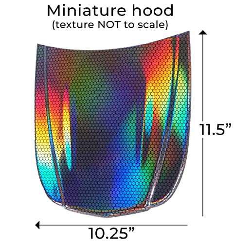 Image of VViViD+ Hex Holographic Chrome Car Wrap Vinyl (3ft x 5ft)