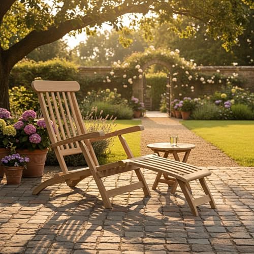 Teck'Attitude Chaise Longue en Teck Massif Bahia