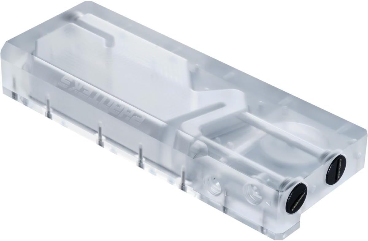 Phanteks Glacier R220C Combo Reservoir for DDC Pump, Transparent Acrylic Backplate, Integrated Digital-RGB Lighting