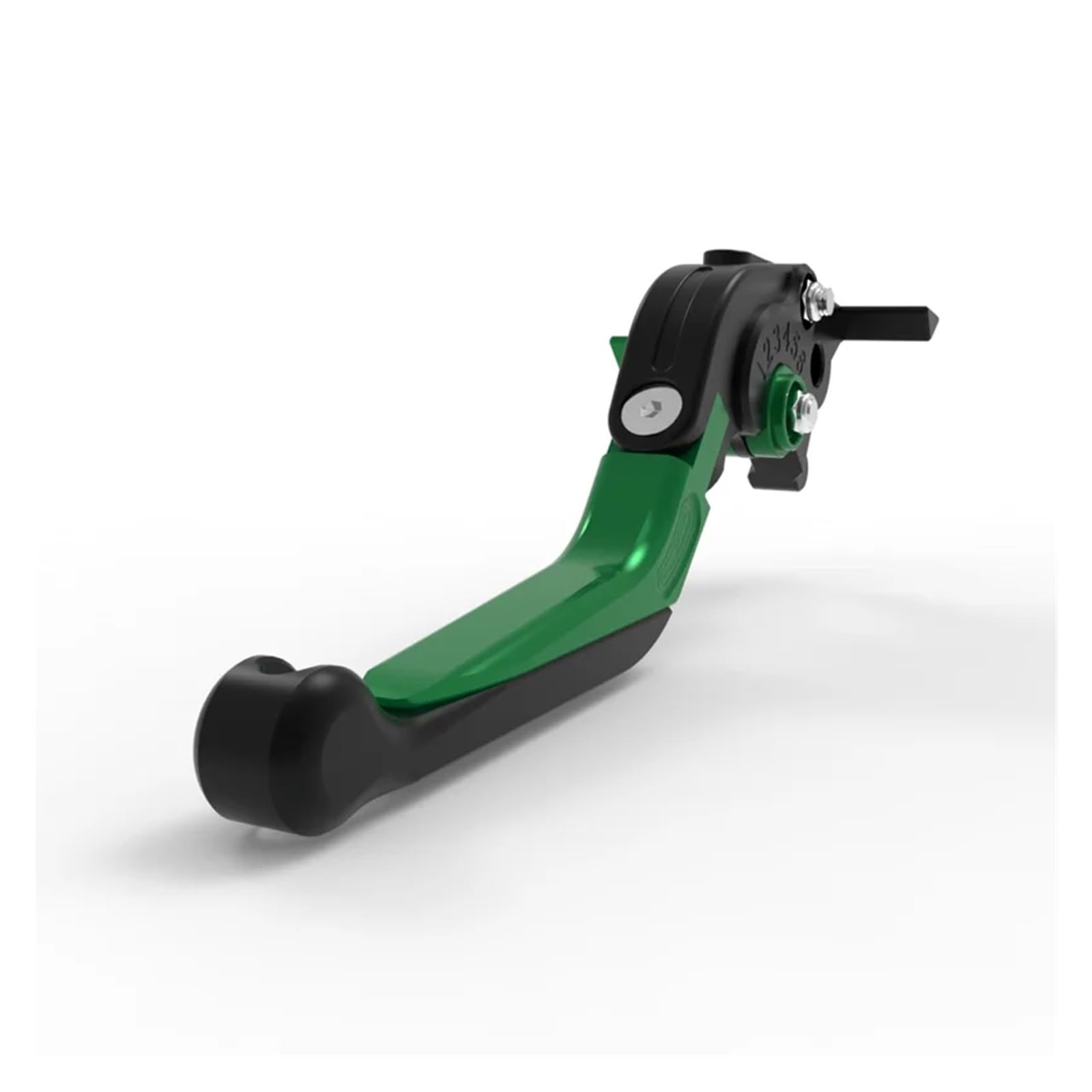 Drovian Hydraulic Brakes for Honda for Goldwing Motorcycle Handle Front Brake Lever Adjustable Foldable Extendable(Black-Green)