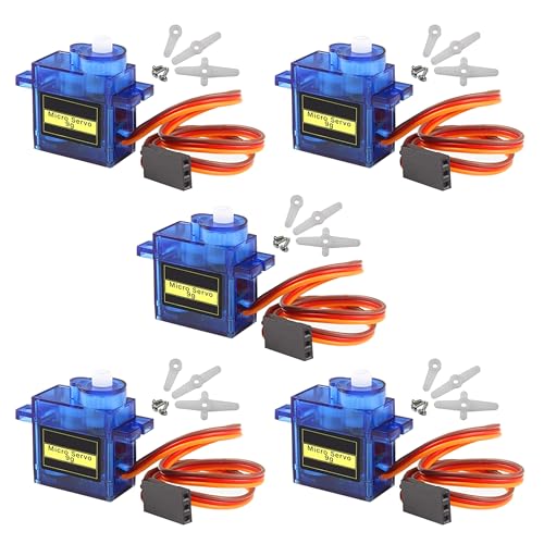 Micro Airplane Servo elicottero, corpo traslucido. Più durevole dei normali servomotori, risolvendo il problema della sostituzione frequente.
