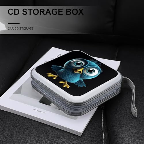 Étui à CD et range DVD bleu pour le stockage de disques