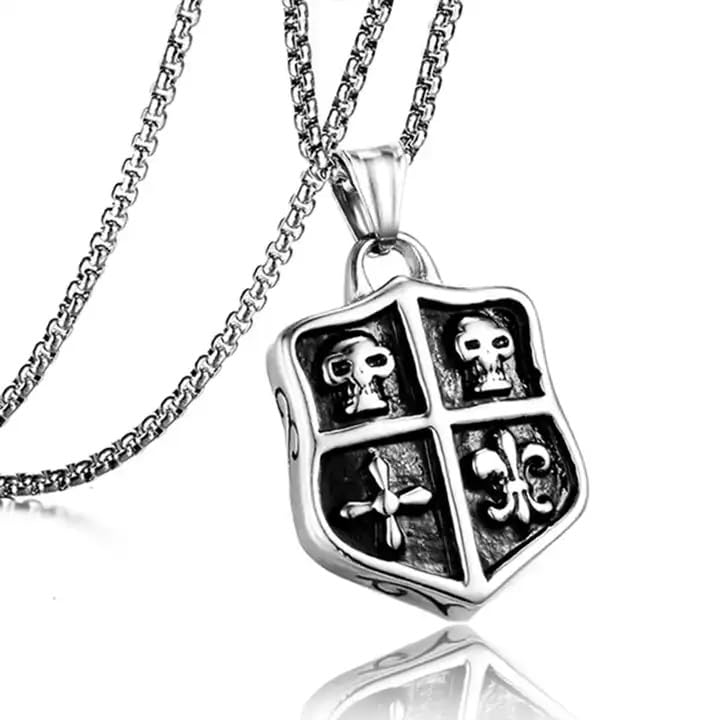 MEENAZ Pendant for Men skeleton Black Silver chain for men Boys boyfriend gents locket Necklace for men Boy girls Women Stainless Steel neck chain lockets mens chains fashion Long Stylish Birthday 66 (B0CNZXCGCQ) Amazon Price History, Amazon Price Tracker