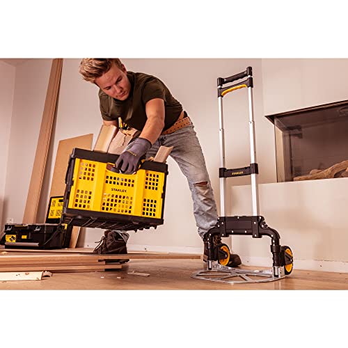 STANLEY Carrinho De Mão Para Transporte Até 60kg Compacto Dobrável STST98374L