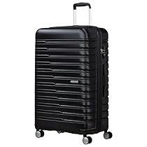 American Tourister Flashline – Spinner L, valigia, 78 cm, 100, 109 L, nero (ombra nera)