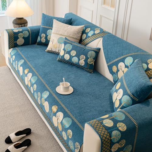 tianxinbaobei Sectional Sofa Covers Washable, Boho Print Couch Covers for Sofas, Non Slip Couch Cover for Large 3-4 Cushion Couch, L Shaped Sofa Slipcover for Pets Dogs Furniture Protect(1PC,35x83)