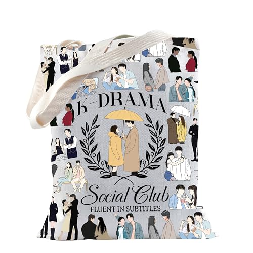 Bolsa Tote K-drama Social Club para amantes de drama miniatura 1
