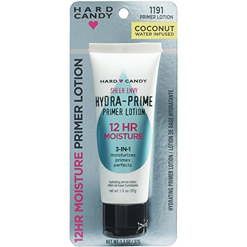 Hard Candy Sheer Envy Hydra-Prime Primer Lotion 12 Hours Moisture 3 in 1 Moisturizes, Primes, Perfects