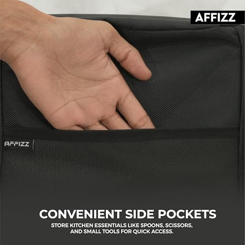 Image of Dustproof Air Fryer Cover for Philips 4.1L HD9200 /90 - Polyester Kitchen Oven and Home Appliances with Handle & Pocket | for Women, Men & Everyday Use