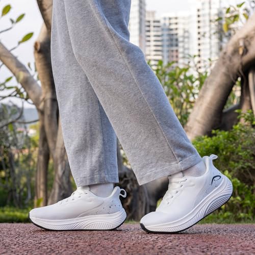 Image of RomenSi Wide Toe Box Shoes Women Arch Support Walking Shoes Comfortable Wide Width Tennis Sneakers for Plantar Fasciitis Relief US 6-11