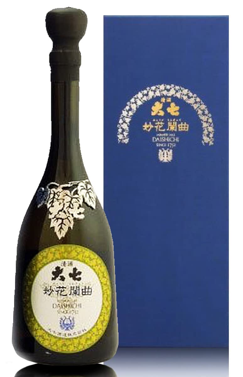 Amazon.co.jp: 大七酒造 プレミアム日本酒 妙花闌曲 純米大吟醸 雫原酒 