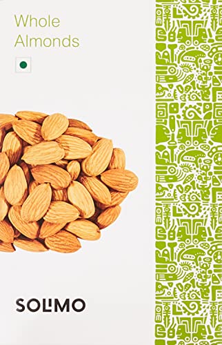 Image of Amazon Brand - Solimo Premium Almonds, 500g + Amazon Brand - Solimo Premium Raisins, 500 g