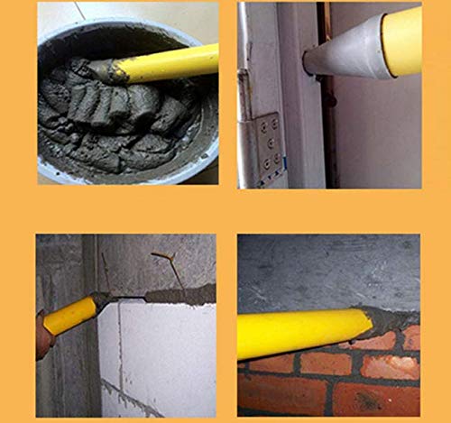 AIITLLYNA Voegenpistool voor mortel, multifunctioneel ABS roestvrij staal Caulking Lime Gun Cement Pomp, cementvulling Gereedschap met 5 sproeiers - Afbeelding 6