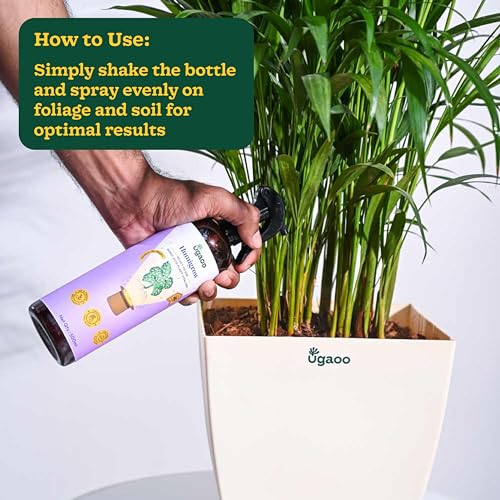 Image of Ugaoo Plant Care Combo of 3 | HumiGrow Humic Acid Spray, NeemGuard Neem Oil Insect Repellent & Seaweed Plant Tonic Spray | Ready to Use Organic Growth Booster & Protection - 500 ml each