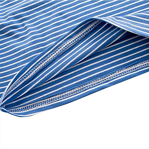 Conjunto de roupas infantis para bebês e meninos de verão com listras e manga curta + shorts