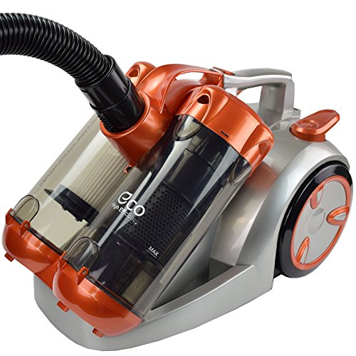 Preisvergleich Produktbild Syntrox Germany VC-2900W Doppel Cyclone Staubsauger Silber / Orange