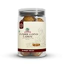 Panjiri Gond Laddu – Traditional Indian Sweet Homemade Healthy Mithai, Refined Sugar Free with Dhaga Mishri, Wheat Flour, Gond, Desi Ghee, Almonds & Cashews | Energy Booster, Bone Strength & Immunity Support Nutritious Snack(400 gm) gallery image