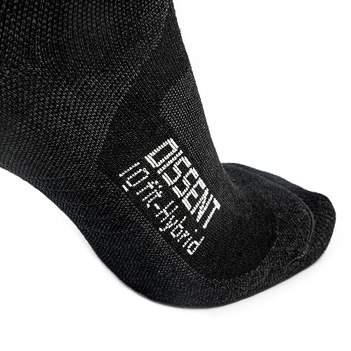 Dissent Unisex Adults IQ Fit Hybrid Thin High-Performance Warm Insulated Padded Over the Calf Merino Wool Ski Socks2