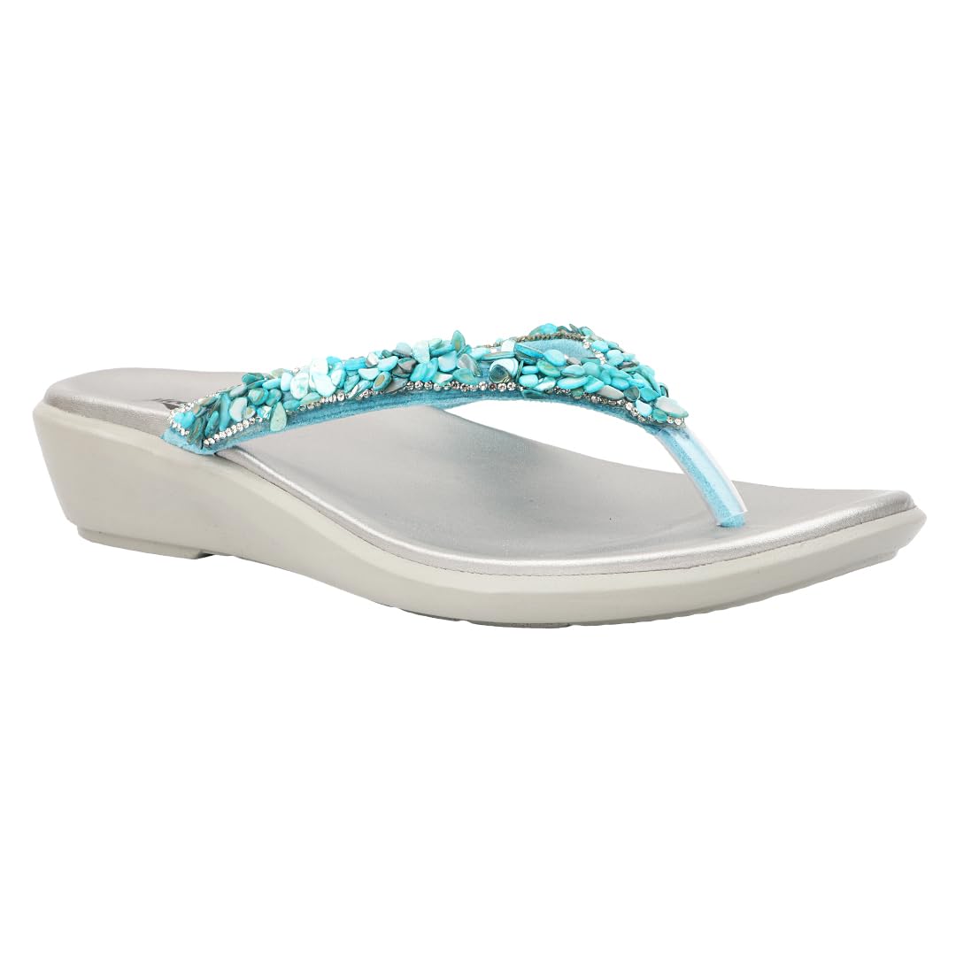 medifeet Pearl Strap Wedge Sandals for Women – Arch Support, Cushion & Orthopedic Comfort-picture-19