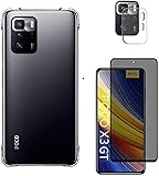 Capa Capinha Anti Impacto Para Xiaomi Poco X3 GT 5G 6.6 Polegadas + Película Privacidade 3d 9d + Película Câmera - (C7COMPANY)