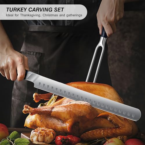 Set cuchillos para BBQ FINTISO de acero inoxidable miniatura 3