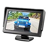 Wired 4.3'' LCD Screen Car Backup Camera Rearview Camera Monitor M1 Portable Suit for Camera S1/S2