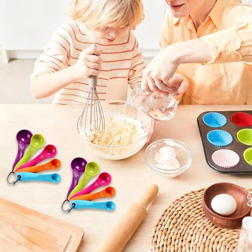 GVSS 2 Ensemble de Cuillere Doseuse Gramme,Cuillère Doseur Gramme en Plastique de Différentes Capacités et Couleurs,Gram Measuring Spoon pour Liquides et Poudres en Cuisine et Pâtisserie – vue 5
