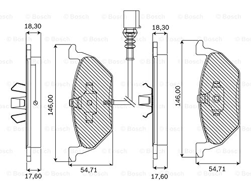 Pastilha de Freio - BN768 - Bosch - F03B050025