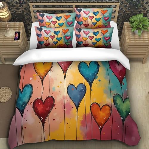 Housse de couette 135x200 microfibre hypoallergénique et douce - 5