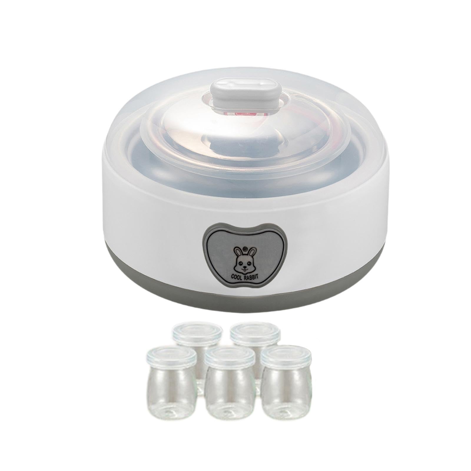 Automatic Yogurt Maker Household Homemade Yogurt Natto | Automatic Yogurt Maker Household Homemade Natto Multifunctional with 5 cups Stainless Steel Pp 1.2L-image-44