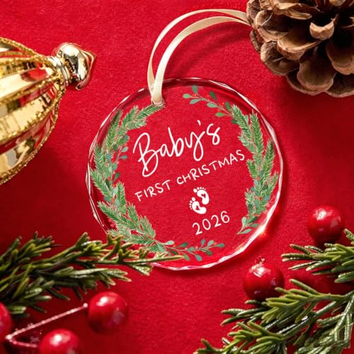 Image of Babys First Christmas Ornaments 2026,New Parents Gifts Baby First Xmas Gifts