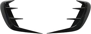 2PCS Rear Bumper Lip Spoiler Piano Black Smooth Proof Replacement C Class W206 2022 Spoiler Rear Bumper Diffuser Spoiler Rear Bumper Lip Spoiler Rear