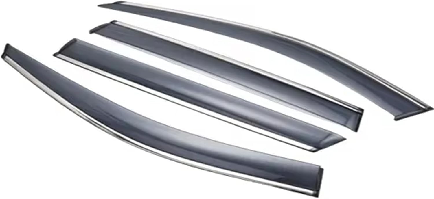 Acwyahso Normal Rain Guards Wind Deflectors For Audi A3 Hatchback 2009-2013, 4Pcs Vent Visors, Allows Fresh Air & Keeps Rain Out, No-Drill Install