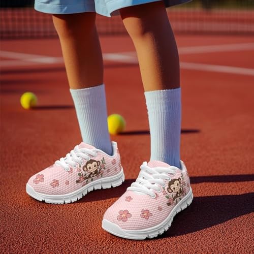 Kids Running Shoes Road Running Shoes Lace Up Tennis Shoes4