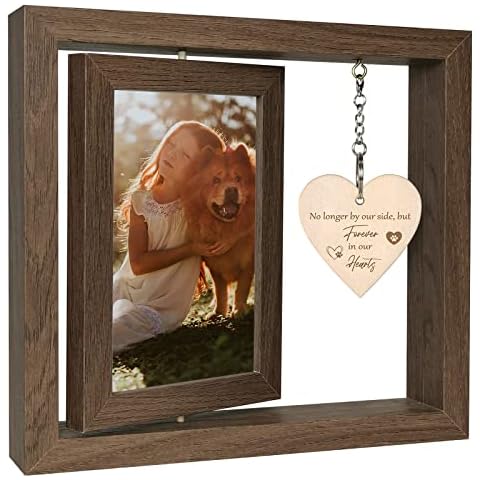 No Longer by Our Side Dog Memorial Photo Frame Cover