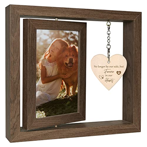 EYITUPC-No-Longer-by-Our-Side-but-Forever-in-Our-Hearts-Dog-Cat-Memorial-Picture-Frame-Dog-Memorial-Gifts-for-Loss-of-Dog-Pet-Memorial-Gifts-Dog-Remembrance-Gift