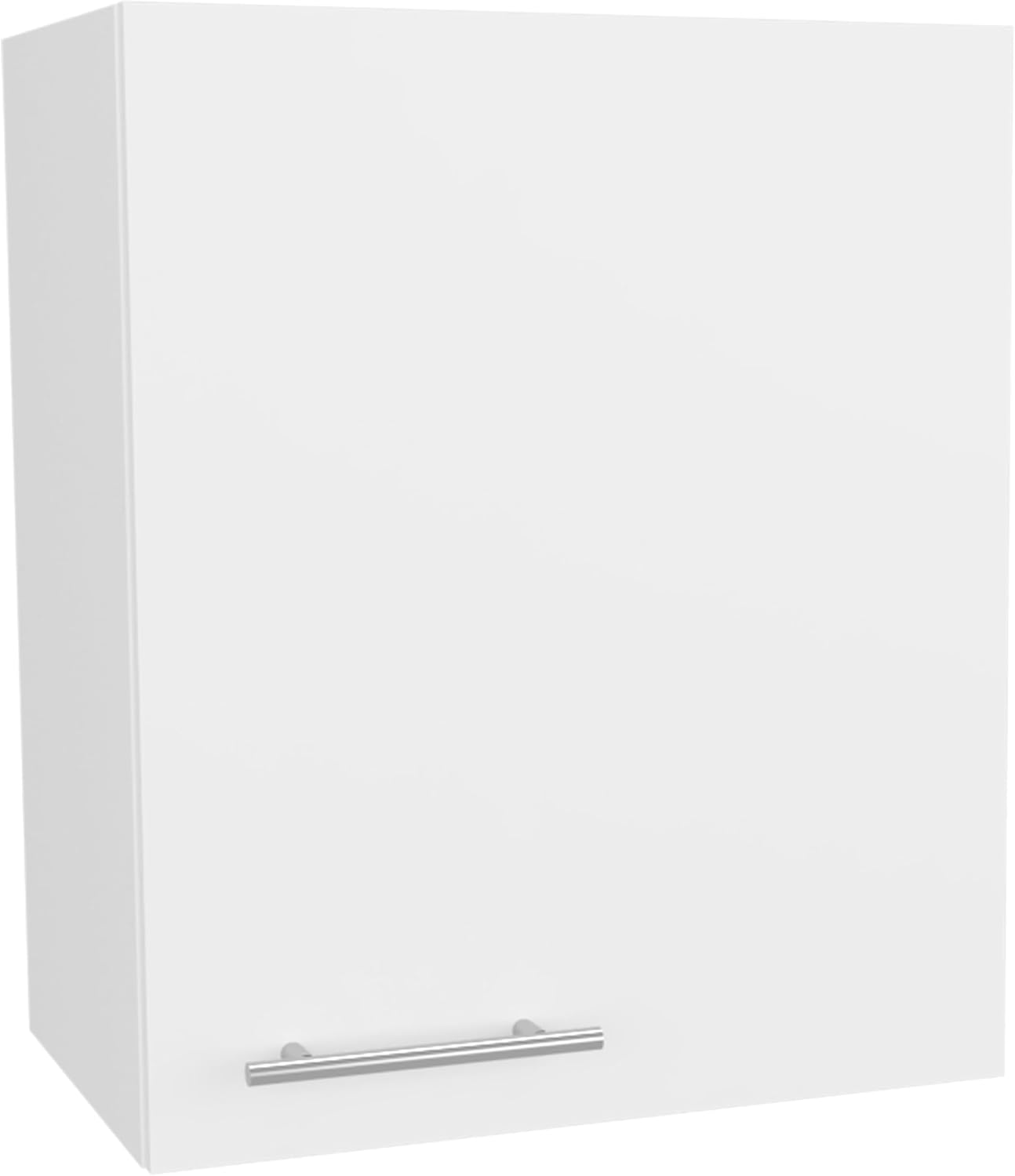 Tuhome Manchester 20-Inch Wall Cabinet with One Door and Two Interior Shelves, Space-Saving Mounted Storage Solution for Bathroom, Kitchen, Laundry or Garage Organization, Compact Vertical Cabinet.
