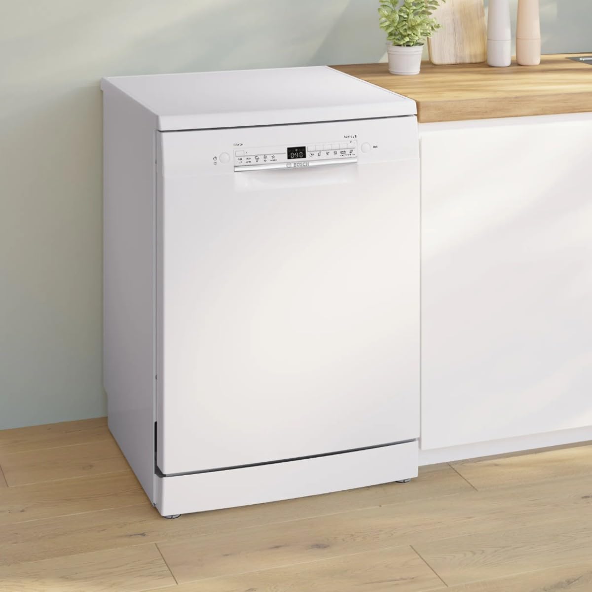 Bosch, Geschirrspüler, Serie 2, 13 Gedecke, leise, weiß, SMS2HTW06E