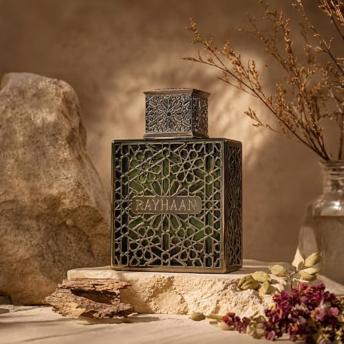 Image of RAYHAAN Terra - Spicy, Woody, Amber, Oriental - Eau de Parfum Spray Long-Lasting Fragrance for Unisex, 3.4 Ounce / 100 ml