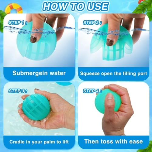 Bolas Reutilizables para Ejercicio en Agua 14+ miniatura 6