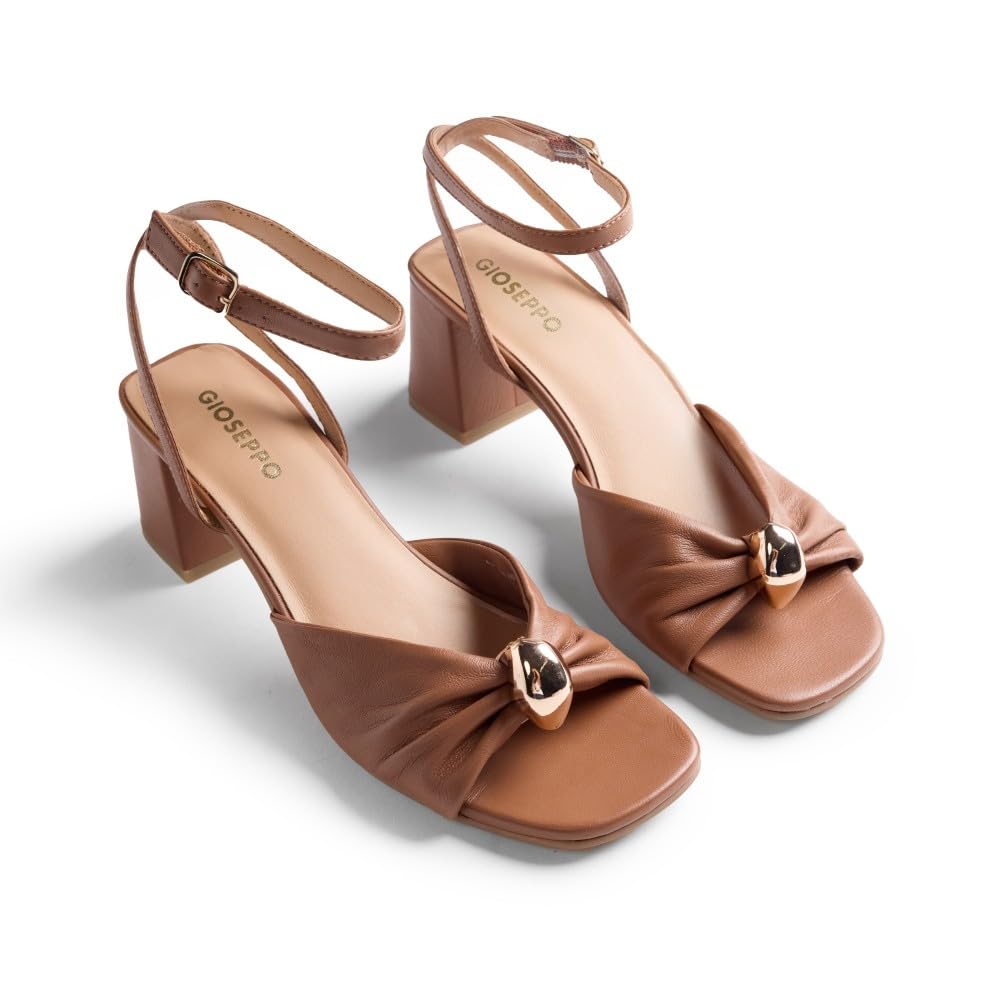 GIOSEPPO Women's Kabarnet T-Strap, Leather, 7.5 UK