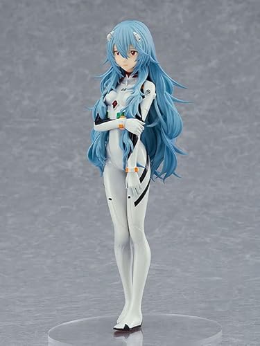 MERCHANDISING LICENCE Goodsmile Evangelion – Rei Ayanami cheveux Longs – Pop Up Parade 17 cm