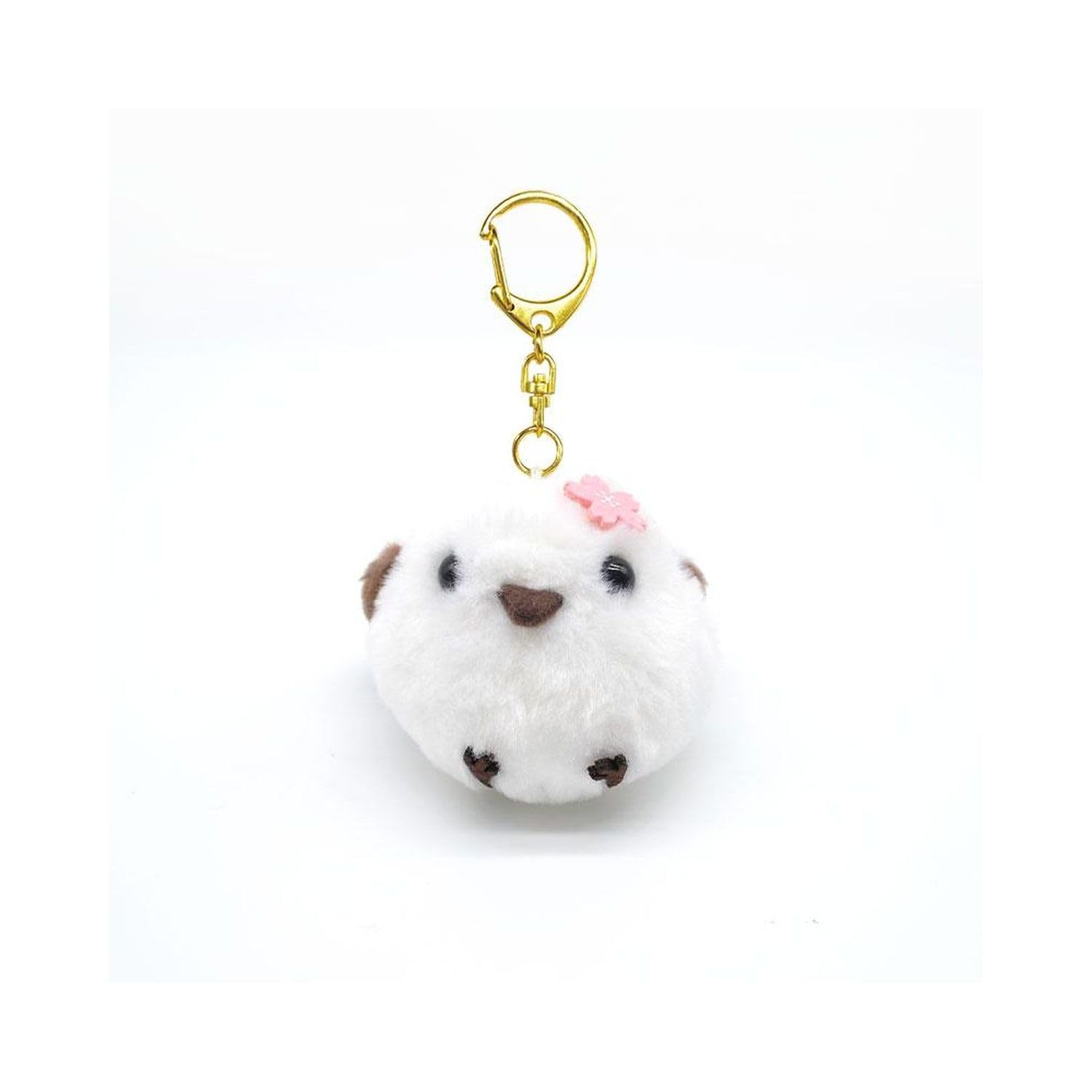 Amuse Fukufuku Shimae Cat Mascot Keychain Sakura Cherry Blossom
