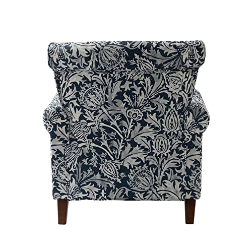Sillón con cojín removible Azul miniatura 4